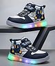 HAPPY FEET Bunny Applique Detailed Velcro Closure LED Shoes - Blue