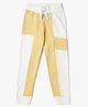 GAP Cotton Knit Full Length Lounge Pant With Logo Print - Yellow
