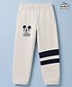 GAP Cotton Knit Full Length Solid Lounge Pant With Micky Mouse Print - Navy Blue