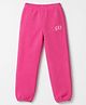 GAP Knit Full Length Regular Fit Mid Rise Lounge Pants - Pink