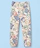 GAP Cotton Poly Knit Full Length Lounge Pant With Games Print - White