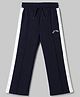 GAP Cotton Mix Knit Full Length Track Pant with Gap 1969 Print in Navy Blue