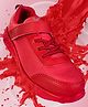 KazarMax Velcro Closure Solid Sports Shoes - Red