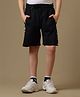 Kidsville Knit Dragon Ball Z Featuring Goku Printed Shorts - Black