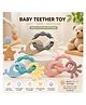 Ortis Silicone Teether For Baby - Multi color