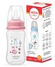 Milton Baby Narrow Neck Feeding Bottle for New Born 125 ml I Anti-Colic Design I ISI Certified I BPA Free I Natural Response System (Mimics Breastfeeding) I Sterilizer Safe I 0+ Months I Pink