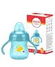 MILTON baby Soft Silicone Spout Sipper Water Bottle for Kids I 100% Food Grade I BPA Free I Spill Resistant I with Capacity Marking I Ergonomic Handle I Sterilizer Safe Sippy Cups I 150 ml I Blue