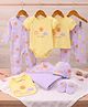 Kookie Kids Baby Girl Clothing & Accessories Gift Set - Yellow & Purple