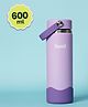 Basil HydraRush 600ml Insulated Stainless Steel Water Bottle with Wide Mouth Lid & Carry Handle - Lilac