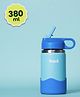 Basil HydraPop 380ml Insulated Stainless Steel Sipper Water Bottle with Flip Straw & Loop Handle - Glacier