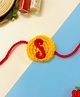 Little Peas Crochet Letter S Rakhi - Yellow & Red