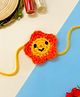 Little Peas Sun Smiley Rakhi - Yellow & Orange