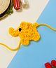 Little Peas Crochet Elephant Rakhi - Yellow
