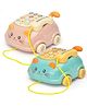 NEGOCIO Baby Telephone Pull Toy Multiple Sounds Chinese English Voice Attractive Cat Shape Baby Music Telephone Car for kids- PACK OF 1 (Color May Vary)  