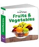 First Steps: Fruits & Vegetables | Board Book for Kids | Learn Fruit & Vegetable Names | Healthy Eating Early Learning Book for Babies, Toddlers & Preschoolers | Ages 1-3 Years
