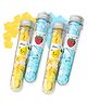 Multibrite Disposable Paper Soap Tube, Mixed Fragrance Paper Soap Sheets, Flower Design, Travel-Friendly (Pack Of 4)