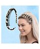 Majestique Stylish Printed Headband, Non-slip teeth comb Hair Hoop hairbands for women Hair Band