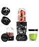 Wonderchef Nutri-blend 2 jar Mixer, Grinder & Blender 400W 22000 RPM 100% Copper Motor - Black