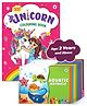 101 Unicorn Colouring Book with Set of 12 Books - English