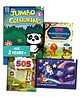 505 Activity, Jumbo Colouring 1, A4 Drawing, 101 Panchatantra Story Book|4 Books