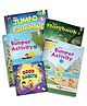 Jumbo Coloring Book Paperback by target publication pack of 5 - English