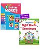 My First 3 Letter and Very First Sight Words and Sentences Paperback by Target publications Pack of 2 - English