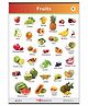 Target Publication Fruits Educational Chart - English