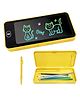 Sanjary Kids LCD Writing Tablet Drawing Board with Stylus, Erasable Doodle Pad, Pencil Case, Educational Learning Toy for Boys and Girls color design may vary