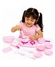 Sanjary Kids Pretend Kitchen Cooking Play Set with Pots, Pans, Stove, Plates, Utensils, Role Play Toy for Boys and Girls color design may vary