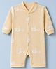 Junior Star Full Sleeves Mother & Baby Swan Printed Romper - Yellow