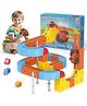 Happy Hues 56 Pcs Magnetic Levitation Orbital Train Building Set High-Speed Electric Toy Train for Kids