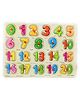 Happy Hues Colorful Wooden Number Peg Puzzle Board for Kids Educational Learning Toy for Early Development & Number Recognition