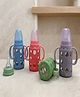 COZY VIBES 120ml Baby Feeder Bottle Regular Neck Baby Feeding Glass Bottle - PACK OF 1 - COLOR MAY VARY