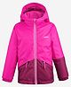 DECATHLON Wedze Woven Full Sleeves Colour Blocked Hooded Jacket - Pink