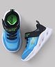 Skechers Velcro Closure Meteor Lights Krendo LED Shoes - Black
