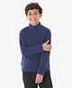 DECATHLON Quechua MH100 Woven Full Sleeves Solid Fleece Hiking Jacket - Navy Blue