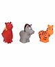 Speedage Animal Set Squeezy Toys Set of 3 - Multicolour
