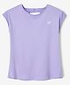 Decathlon Kuikma TTS Knit Sleeveless Brand Logo Printed Tennis Tee - Purple