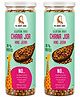 The Growing Giraffe Chana Jor Hing Jeera Snack, Gluten Free Roasted Chana, Sweet & Tangy Crispy Namkeen, High Protein, No Fried, 120 g - Pack of 2