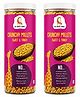 The Growing Giraffe Crunchy Millets Sweet & Tangy Snack, Gluten Free Roasted Millet Chips, High Fiber, No Maida, 80 g - Pack of 2
