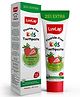 LuvLap Baby Toothpaste 80g + 25% Extra, Strawberry Flavour, SLS & Fluoride Free, Prevents Cavities, 12M+
