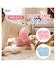 Bubzii Baby Knee Pads for Crawlers 0 to 12 Months Ultra Soft Stretchy Non Slip Gentle Cushioning for Tiny Knees Baby Pink and Baby Blue