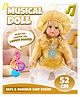 Fiddlerz 36 cm Musical Doll Singing Rhyming Soft Stuffed Push Touch Sensors Doll Toy for Baby Girl - Yellow