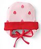 OHMS Single Jersey Knit Strawberry Print Red - Diameter 11.5 cm