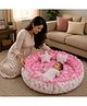 Toddylon New Born Baby Reversible Bedding Set Cotton Mattress Nest 0-6 Months - Pink