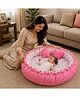 Toddylon Baby Round Reversible Nest Mattress Cotton Bedding Set 0-6 Months - Pink