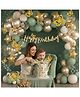 FLICK IN 67 Birthday Decoration Kit For Kid Party Gold Stars & Balloon Combo(Pack of 1)