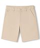 Us Polo Assn Knit 100% Cotton Solid Shorts Zipper - Khaki