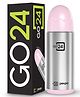 GO24 Stainless Steel Hot & Cold Tumbler with Vacuum Insulated Leakproof Flask, Keeps Drinks Hot & Cold for Daily Use & Travel, ISI Certified, Pink - 300ml