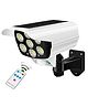 ARCADE TOYS Solar Security Camera Light with Remote Control  77 LED Outdoor Waterproof Solar Wall Lamp